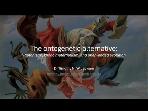 "The Ontogenetic Alternative" by Timothy Jackson thumbnail
