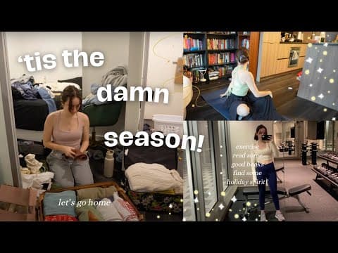 trying to get life together before the holidays🎄how I'm really doing, packing, new books thumbnail