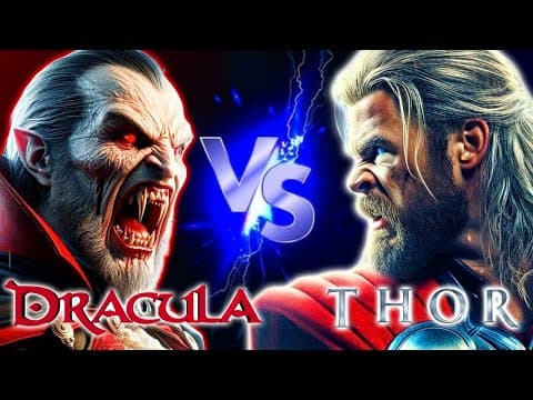 Dracula Vs Thor  Explored - When The  Most Powerful Vampire God Fought God Of Thunder! thumbnail