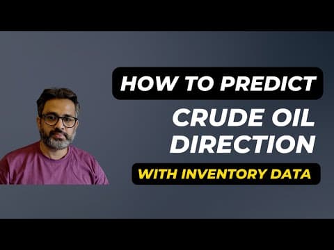 How to predict Crude oil direction with Inventory data (Commodity Trading Series) thumbnail