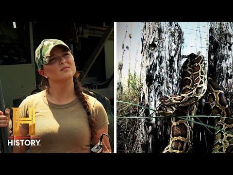 Judas Snake BETRAYS Its Mates | Swamp People: Serpent Invasion (Season 3) | History thumbnail