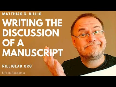 How to write the discussion section for a manuscript. #phd #phdlife thumbnail