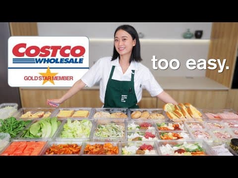 My ULTIMATE COSTCO MEAL PREP thumbnail