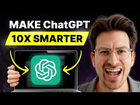 Make ChatGPT 10X smarter with this 3-step process (Steal it) thumbnail