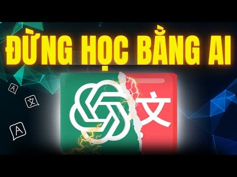 Cách học ngoại ngữ hiệu quả với AI: 4 bước cần biết thumbnail