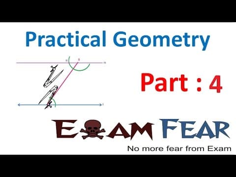 Maths Practical Geometry part 4 (Draw Triangle : Side Side Side) CBSE Class 7  Mathematics VII thumbnail
