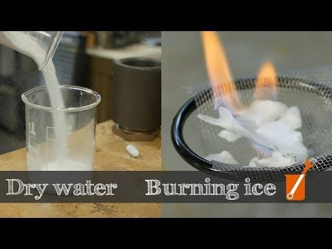 Dry water and Burning ice: all about gas hydrates thumbnail