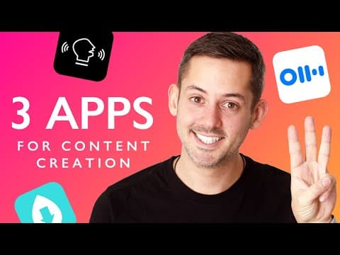 3 Free Apps For Content Creation | Phil Pallen thumbnail