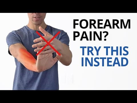 Forearm Pain? STOP STRETCHING (Do These 3 Exercises Instead) thumbnail