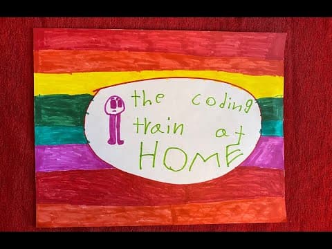 Coding Train Live:  The Coding Train at Home (Kids Teach me Scratch!) thumbnail