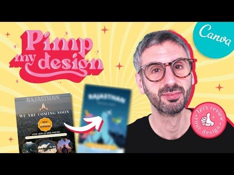 Pimp my Design | Let's Review & Improve YOUR design [Ep. 02: Nittin's Poster] thumbnail