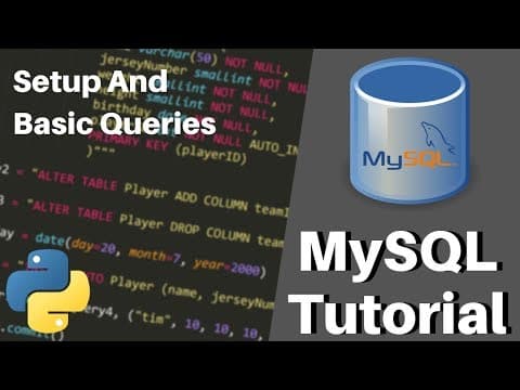 How to Set Up MySQL with Python Connector thumbnail