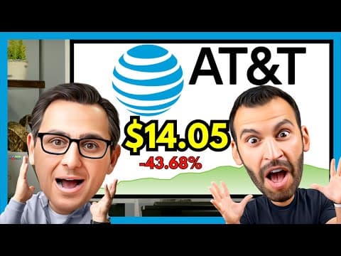 AT&T STOCK FALLS AGAIN -  $T Stock A BUY OR SELL? | BLIND STOCK ANALYSIS TO FIND OUT thumbnail