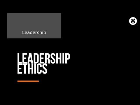Leadership Ethics thumbnail