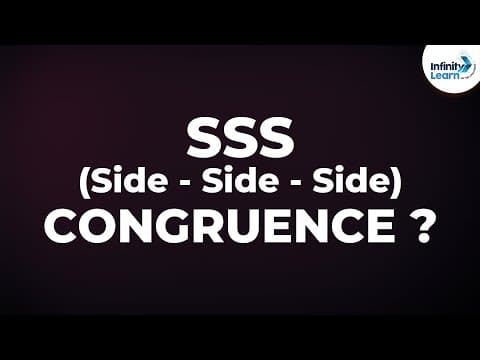 What is the SSS Condition for Congruence? | Don't Memorise thumbnail