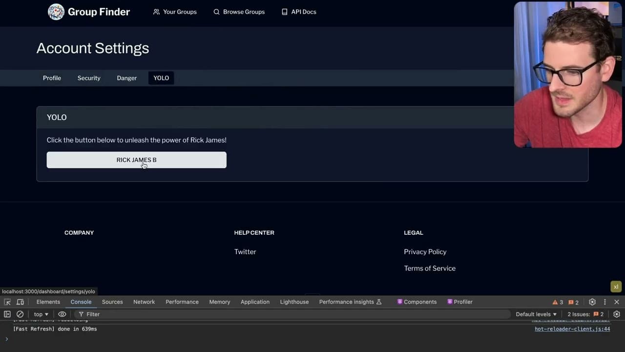 YouTube video player
