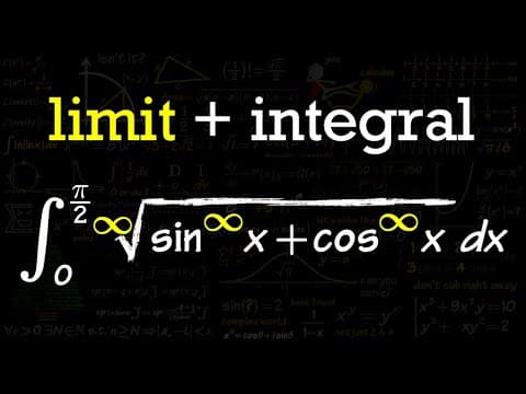 Integral of (sin^n(x)+cos^n(x))^(1/n) as n goes to infinity thumbnail