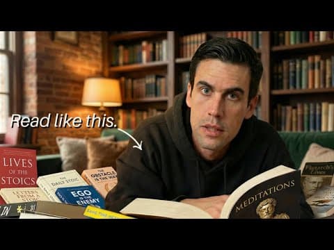 The Stoic Secrets To Reading 100 Books In A Year thumbnail