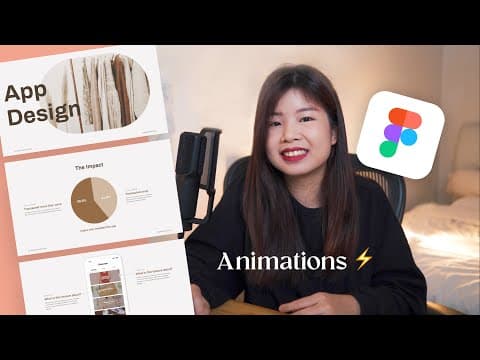 Design animated slides on Figma | Beginner tutorial thumbnail