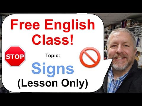 What Are Common Signs in English-Speaking Countries? thumbnail