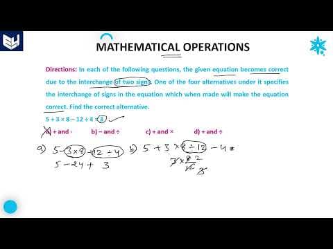 Mathematical operations reasoning tricks | Part-09 | Bharath Kumar thumbnail