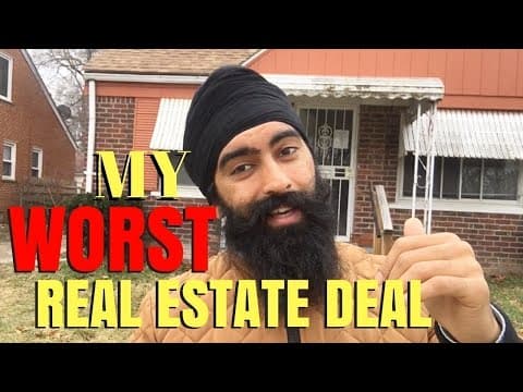My WORST Real Estate Investment Deal - A Nightmare Property | Real Estate Investing 101 thumbnail
