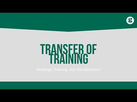 Transfer of Training thumbnail