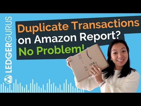 How to Eliminate Duplicate Transactions on Amazon Reports thumbnail