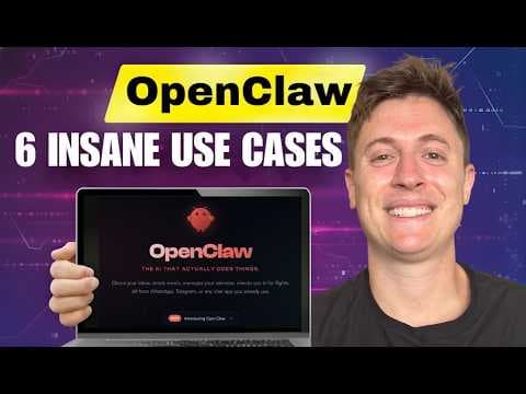 6 OpenClaw use cases I promise will change your life thumbnail