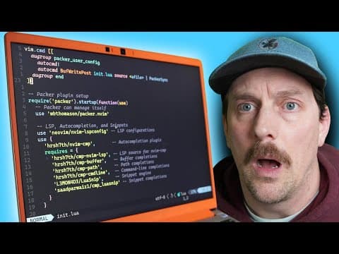AI Made this Neovim config and I'm scared now thumbnail