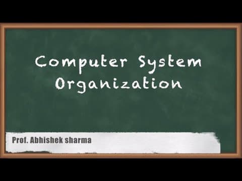 How to Understand Computer System Organization thumbnail