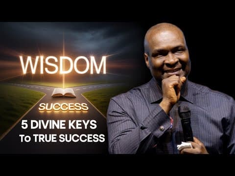 Before You Chase Success, Learn These 5 Divine Principles of Wisdom | Apostle Joshua Selman thumbnail