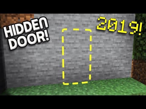 Secret Door in Minecraft! (NEW METHOD) thumbnail