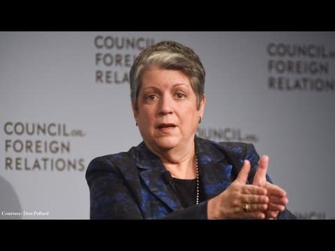 Janet Napolitano Looks Back on Border Control, Cyber Policy, and Leadership in Homeland Security thumbnail