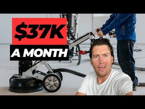 How to Start a Epoxy Flooring Business ($37K a Month) thumbnail