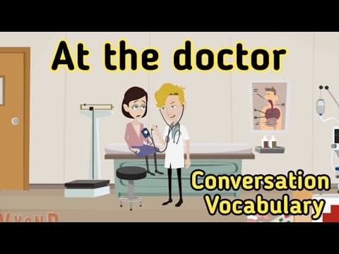 At the doctor English conversation | Hospital English | Daily English conversation | thumbnail