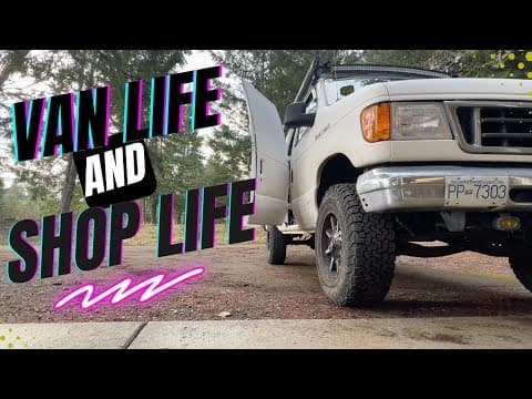 Sleeping In The Shop + Kid Makes Us a Model Of Our Van Home thumbnail