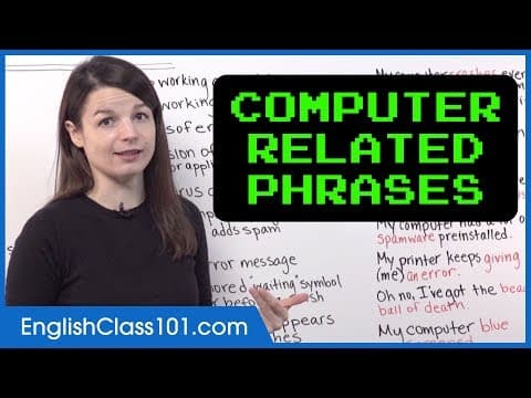 11 Expressions to Talk about Computers in English - Basic English Phrases thumbnail