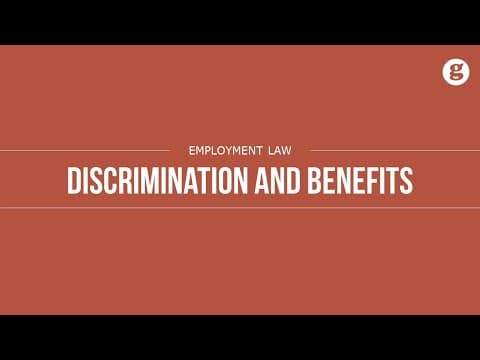 Discrimination and Benefits thumbnail