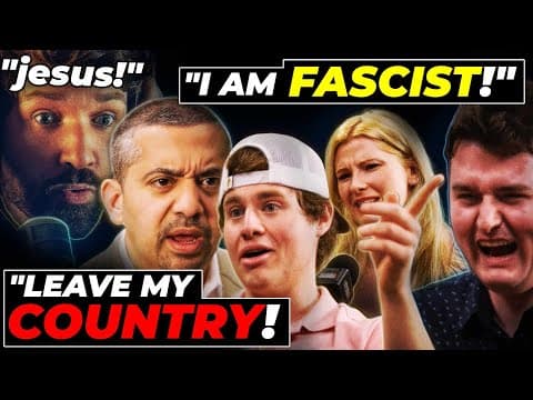 THEY'RE MASK OFF! Medhi vs Far-Right Conservatives In Heated 1v20 Jubilee Debate thumbnail