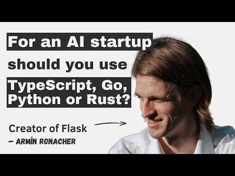 Python, Go, Rust, TypeScript and AI with Armin Ronacher thumbnail