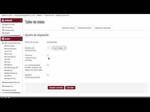 7. Calificar un taller (Moodle 2.6) thumbnail