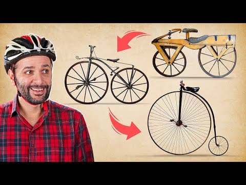 A INCRÍVEL HISTÓRIA da BICICLETA! thumbnail