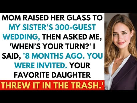 Mom Said “Your Sister’s Wedding Will Be Perfect. When’s Your Turn?” I Replied “It Already Happened.” thumbnail