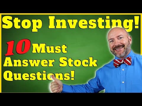 10 More Stock Investing Questions You NEED Answered NOW! thumbnail