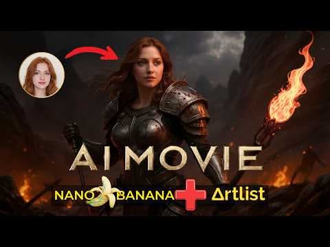 Artlist + Nano Banana AI | Full Cinematic Story | Text & Image to Video With Consistent Characters thumbnail