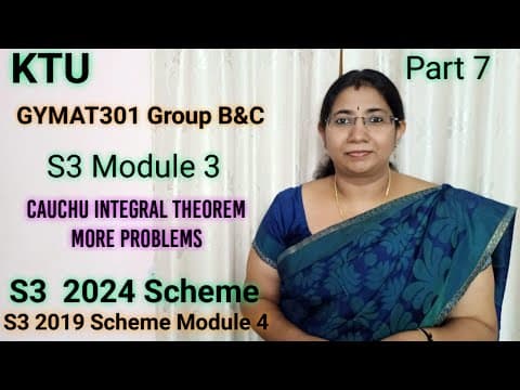 How to Use Cauchy Integral Formula in Complex Integration thumbnail