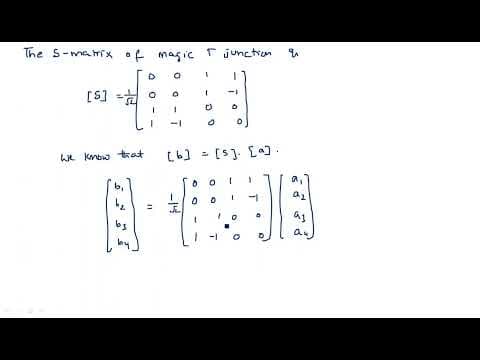 Magic T junction | S matrix | Example cases | Microwave Engineering | Lec-67 thumbnail