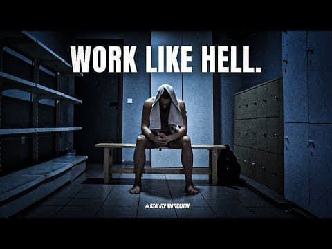 EVERYONE HAS A SOB STORY BUT GUESS WHAT? NO ONE CARES. GET UP & WORK LIKE HELL - Motivational Speech thumbnail