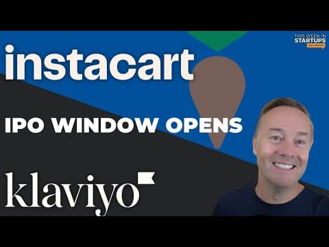 NEWS: Instacart and Klaviyo file for IPO, State of VC exits, AI lawsuits & more | E1798 thumbnail